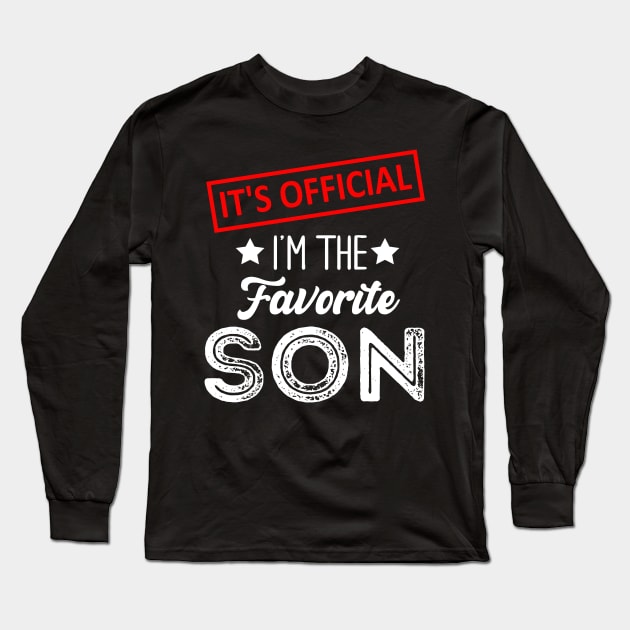 It's official i'm the favorite son Long Sleeve T-Shirt by Bourdia Mohemad
